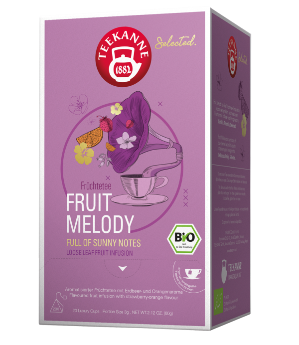 Vaisinė arbata TEEKANNE BIO Luxury Cup “Fruit Melody” 20 vnt.