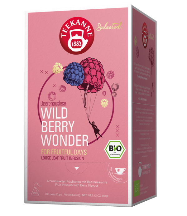 Vaisinė arbata TEEKANNE BIO Luxury Cup “Wild Berry Wonder” 20 vnt.